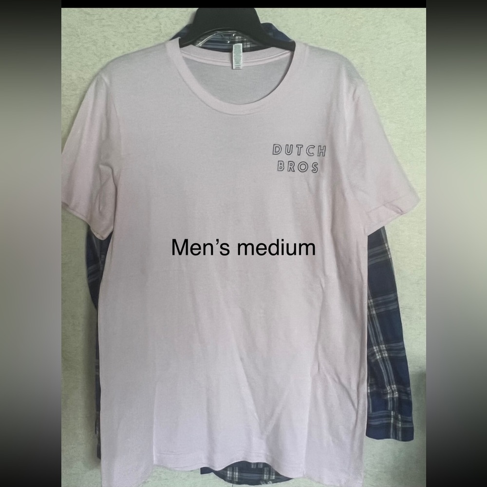 Lightly worn Dutch bros mens t shirt